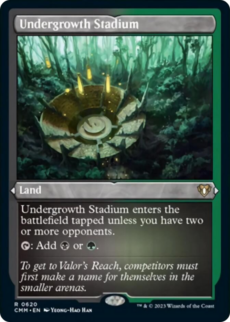 Undergrowth Stadium (Foil Etched) [Commander Masters] | Good Games Modbury