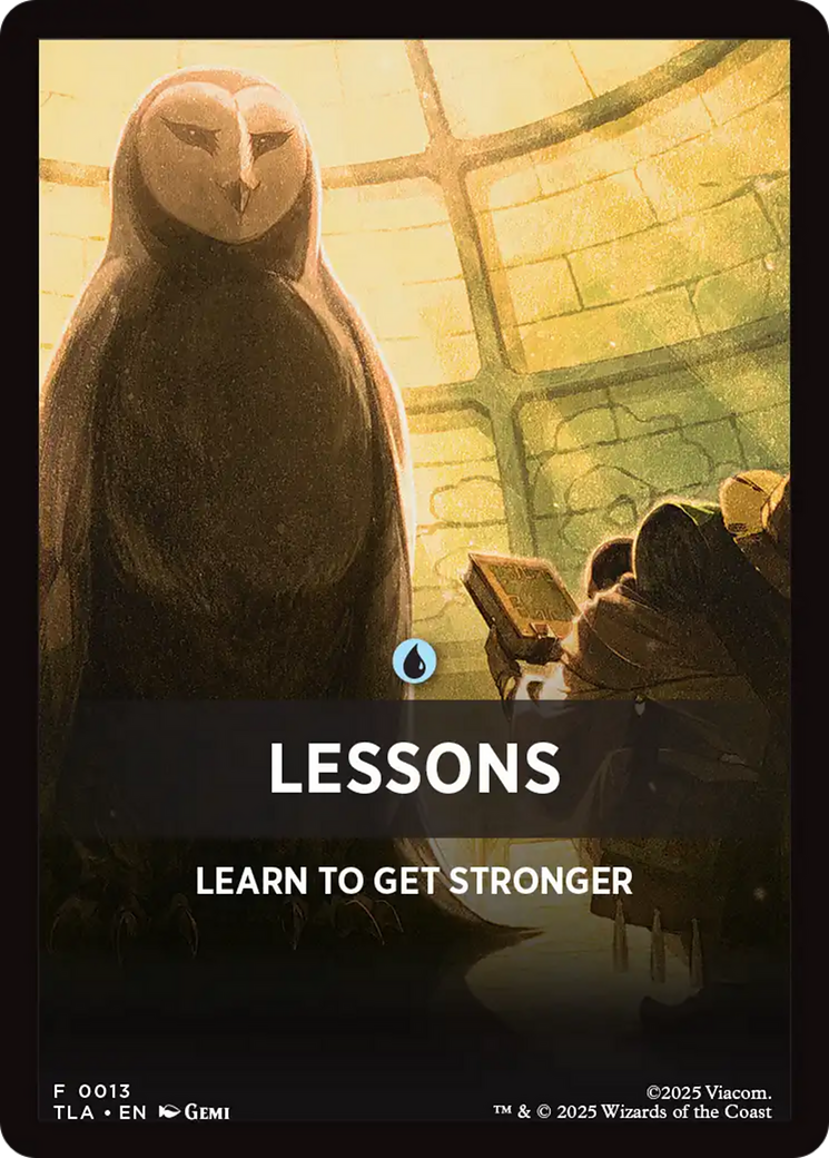 Lessons Theme Card [Avatar: The Last Airbender Tokens] | Good Games Modbury