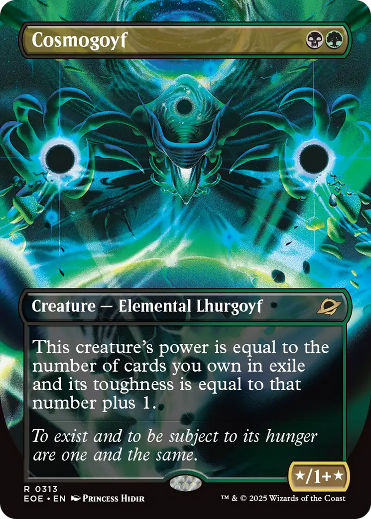 Cosmogoyf (Borderless) [Edge of Eternities] | Good Games Modbury