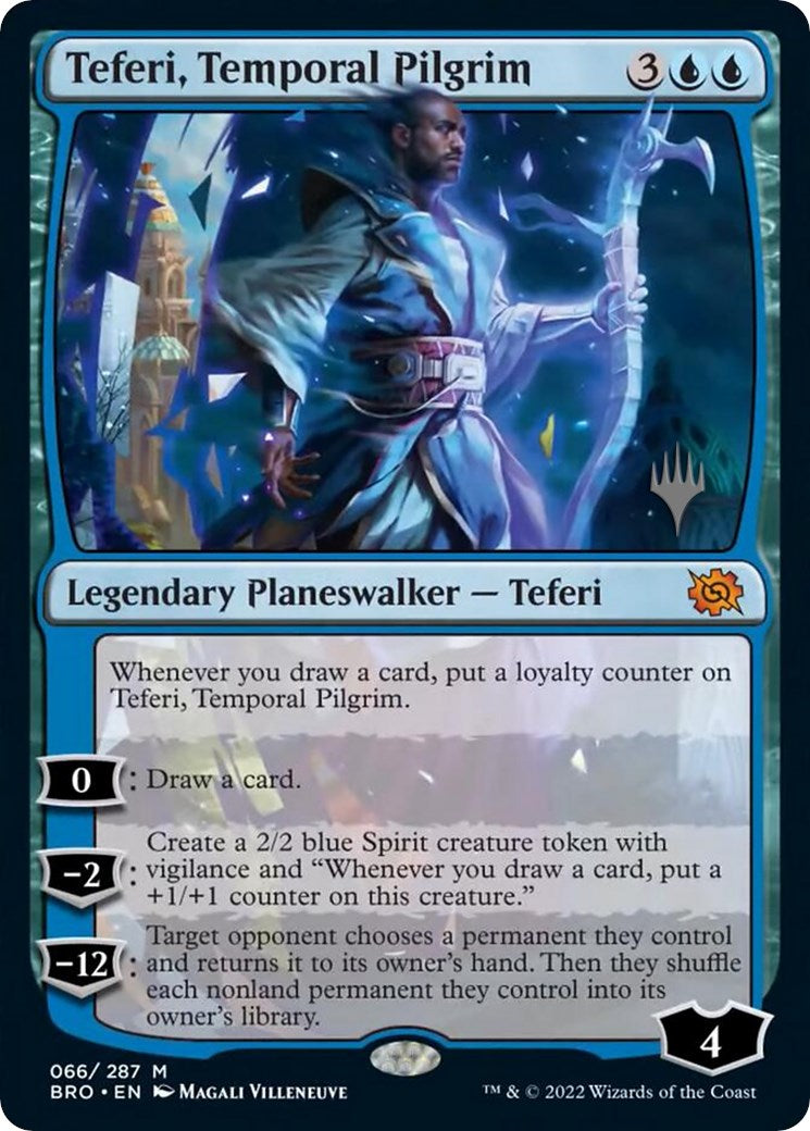 Teferi, Temporal Pilgrim (Promo Pack) [The Brothers' War Promos] | Good Games Modbury