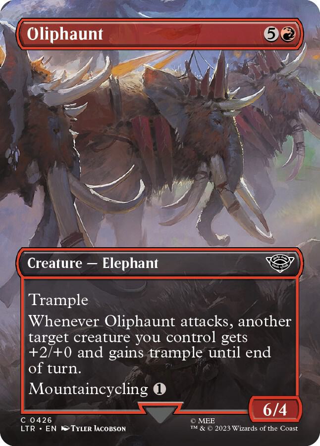 Oliphaunt 426/281 (Universes Beyond: The Lord of the Rings: Tales of Middle-earth)  - Borderless | Good Games Modbury