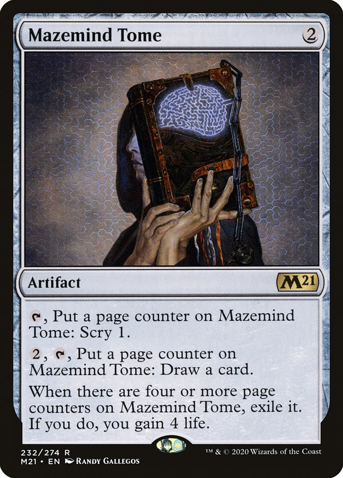 Mazemind Tome [Core Set 2021] | Good Games Modbury