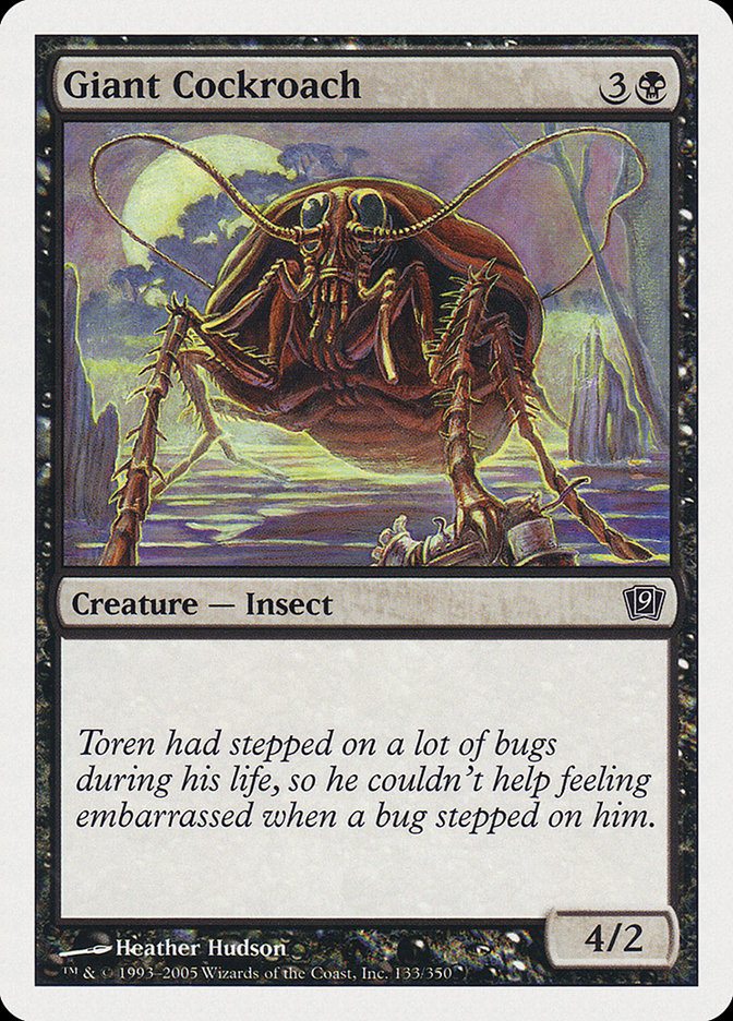 Giant Cockroach 133/350 (9th Edition)  | Good Games Modbury