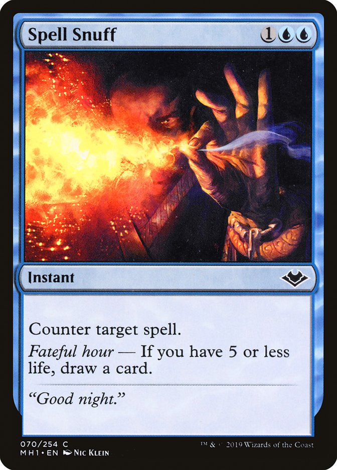 Spell Snuff 70/254 (Modern Horizons)  | Good Games Modbury