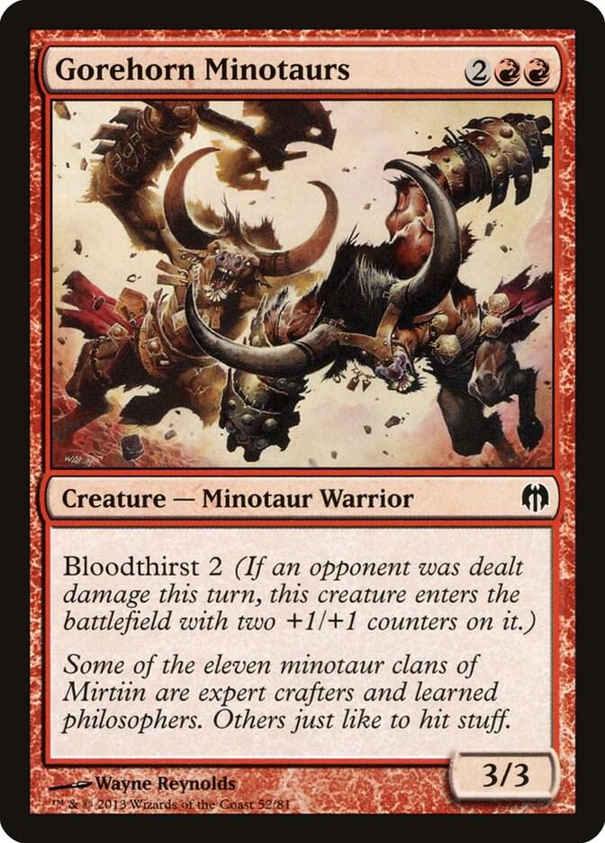 Gorehorn Minotaurs 52/81 (Duel Decks: Heroes vs. Monsters)  | Good Games Modbury