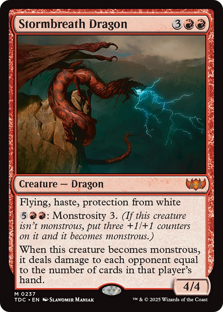 Stormbreath Dragon [Tarkir: Dragonstorm Commander] | Good Games Modbury