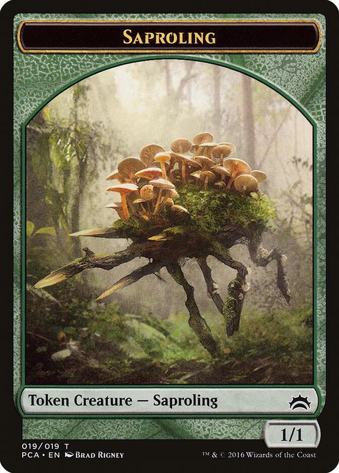 Saproling // Goblin 19 // 11 (Planechase Anthology)  | Good Games Modbury