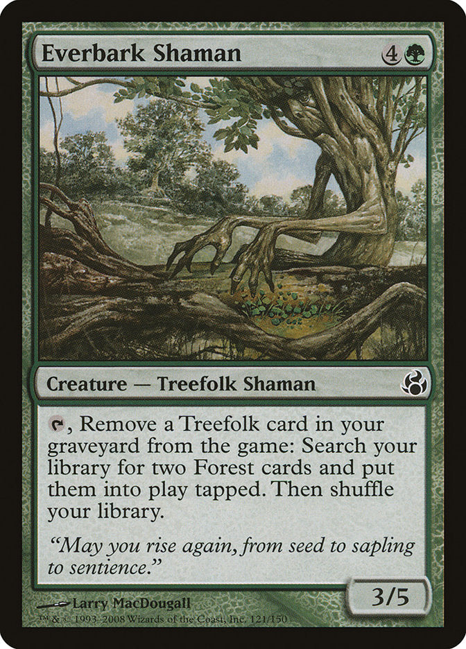 Everbark Shaman 121/150 (Morningtide)  - Foil | Good Games Modbury
