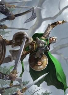 Maja Bretagard Protector Art Card 61 (Art Series: Kaldheim)  | Good Games Modbury
