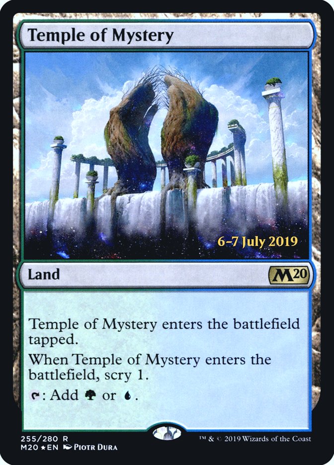 Temple of Mystery [Core Set 2020 Prerelease Promos] | Good Games Modbury