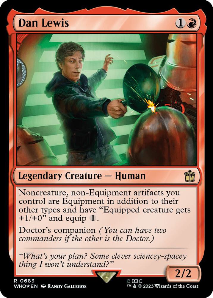 Dan Lewis 683/331 (Universes Beyond: Doctor Who)  - Surge Foil | Good Games Modbury