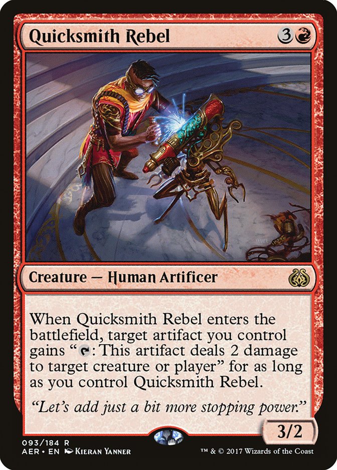Quicksmith Rebel 93/184 (Aether Revolt)  - Foil | Good Games Modbury