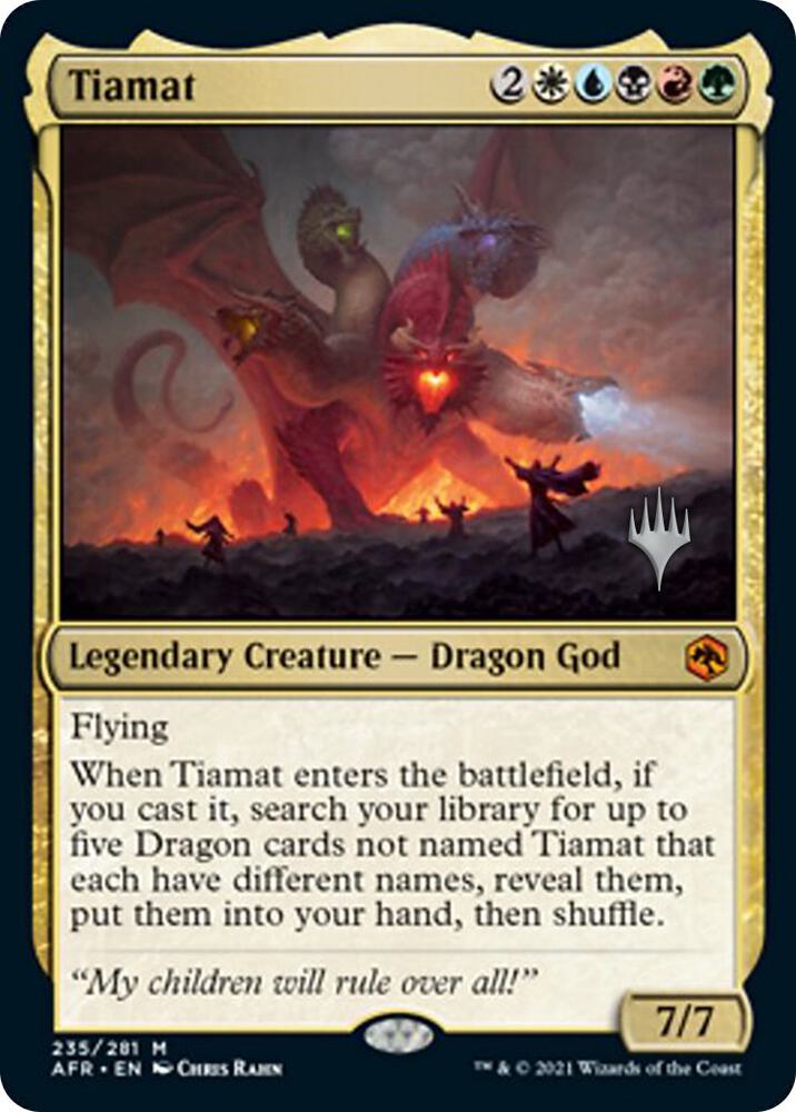 Tiamat 235p/241 (Promo Pack: Adventures in the Forgotten Realms)  | Good Games Modbury