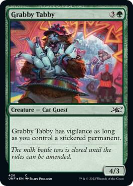 Grabby Tabby Galaxy Foil 426/244 (Unfinity)  - Foil | Good Games Modbury
