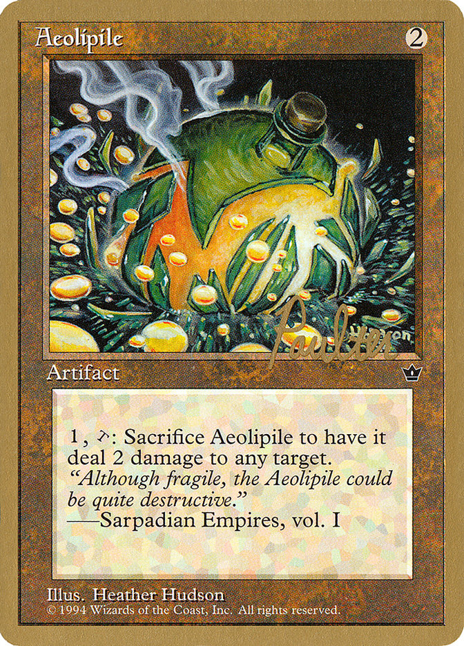 Aeolipile (Preston Poulter) [Pro Tour Collector Set] | Good Games Modbury