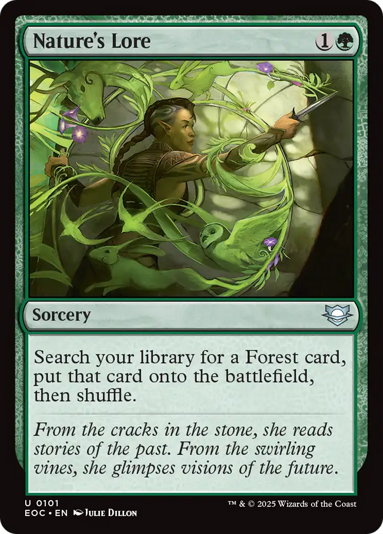 Nature's Lore [Edge of Eternities Commander] | Good Games Modbury
