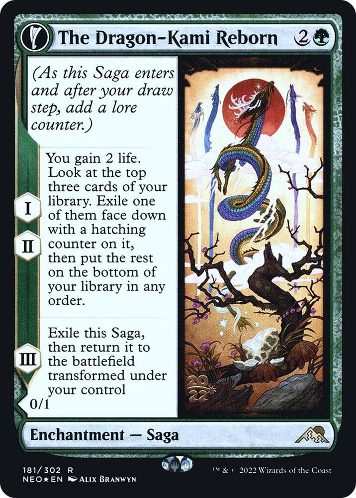 The Dragon Kami Reborn 181s/157 (Prerelease Cards)  - Foil | Good Games Modbury