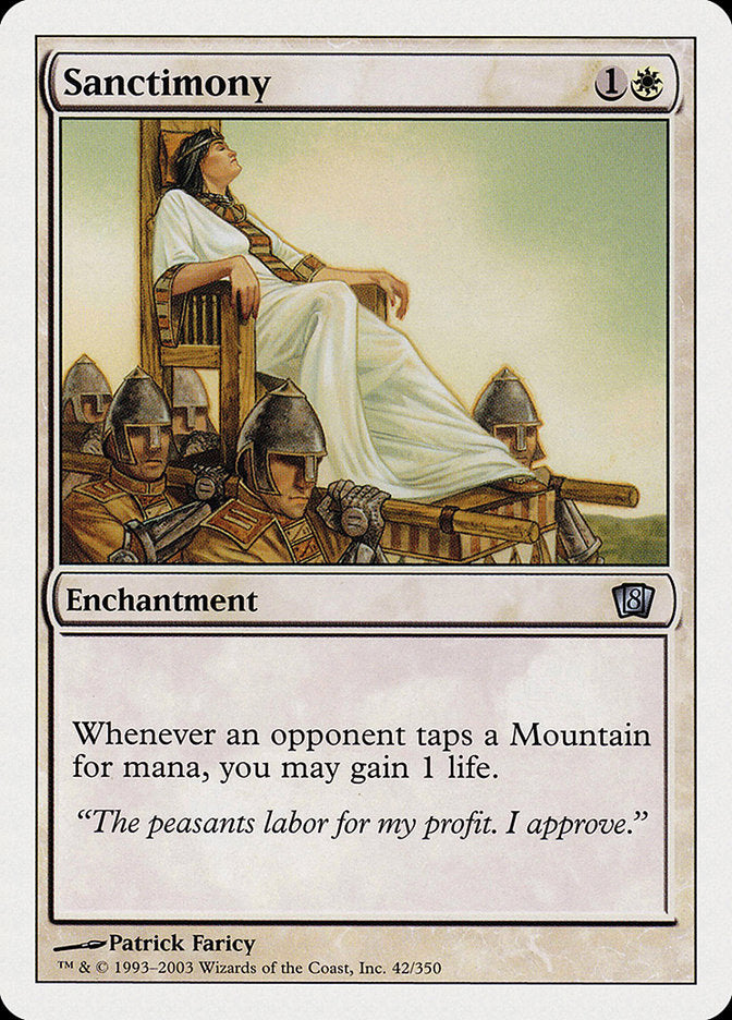 Sanctimony 42/350 (8th Edition)  | Good Games Modbury