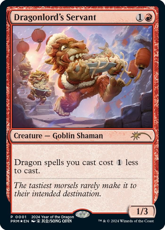 Dragonlord's Servant 1/6 (Standard Showdown Promos)  - Foil | Good Games Modbury