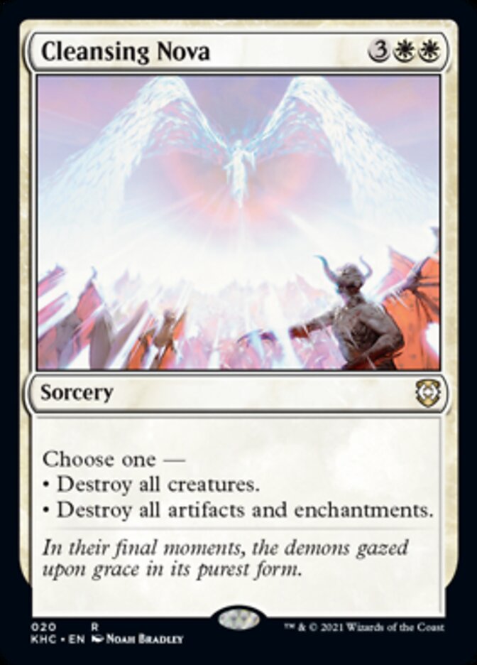 Cleansing Nova [Kaldheim Commander] | Good Games Modbury