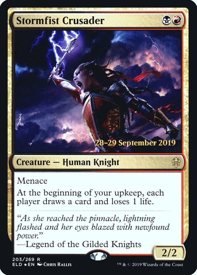 Stormfist Crusader 203s/152 (Prerelease Cards)  - Foil | Good Games Modbury