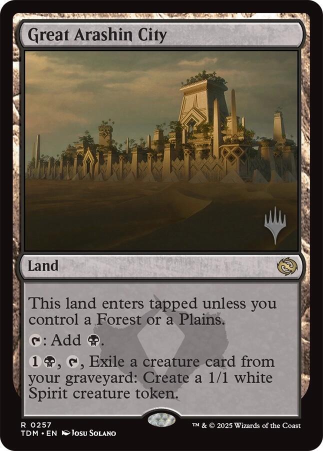 Great Arashin City 257 (Promo Pack: Tarkir: Dragonstorm)  - Foil | Good Games Modbury