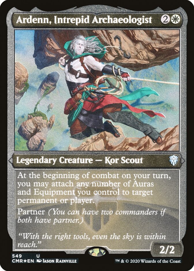 Ardenn, Intrepid Archaeologist (Etched) [Commander Legends] | Good Games Modbury