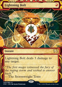 Lightning Bolt (Foil Etched) [Strixhaven: School of Mages Mystical Archive] | Good Games Modbury