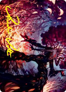 Splendid Reclamation Art Card Gold Stamped Signature 55 (Art Series: Innistrad: Crimson Vow)  | Good Games Modbury