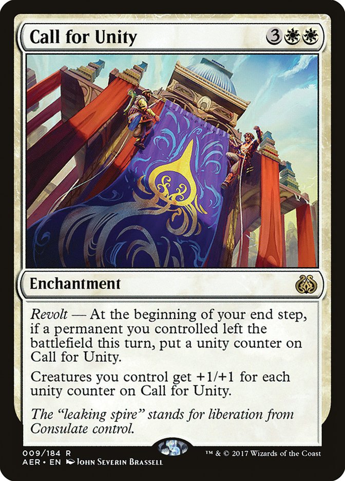 Call for Unity 9/184 (Aether Revolt)  | Good Games Modbury