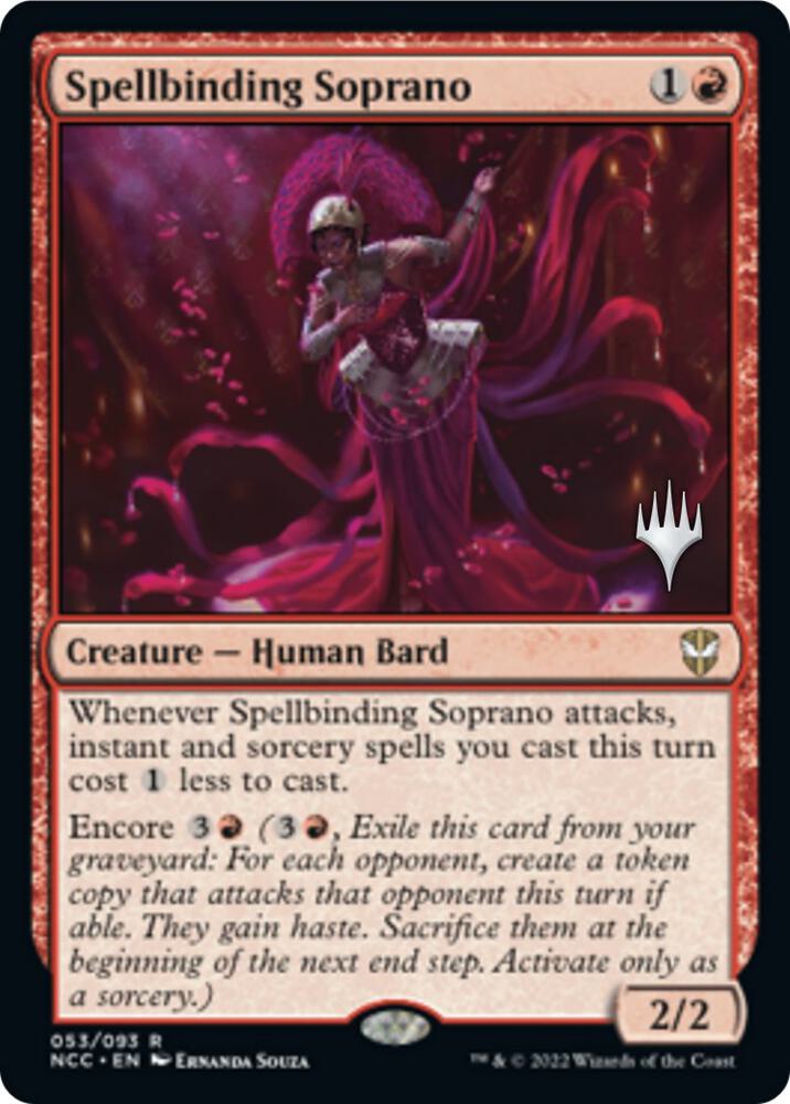 Spellbinding Soprano 53 (Promo Pack: Streets of New Capenna)  - Foil | Good Games Modbury