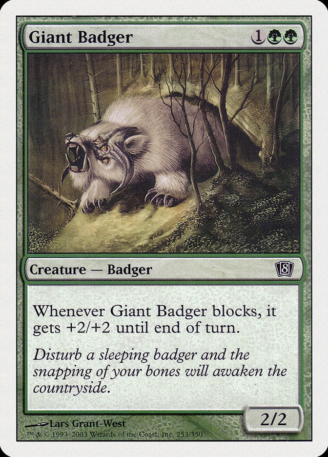 Giant Badger [Eighth Edition] | Good Games Modbury