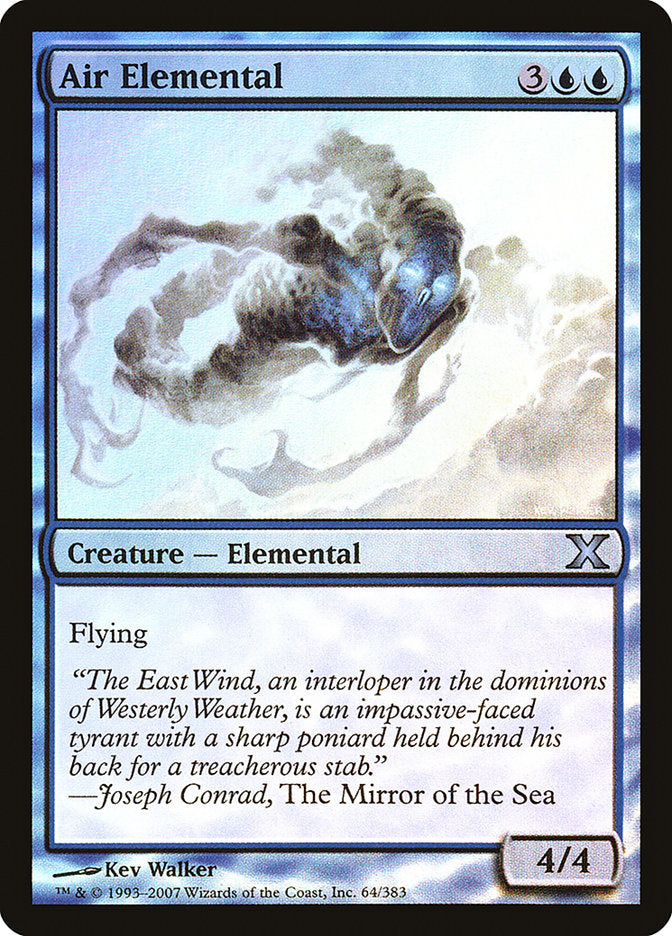 Air Elemental (Premium Foil) [Tenth Edition] | Good Games Modbury