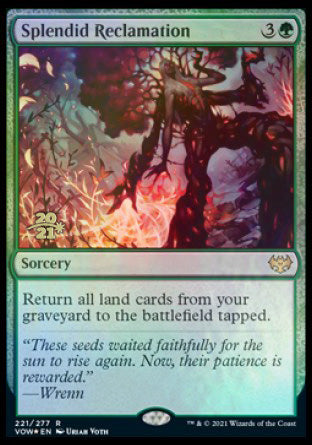 Splendid Reclamation [Innistrad: Crimson Vow Prerelease Promos] | Good Games Modbury
