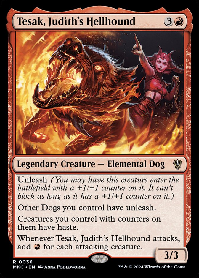 Tesak, Judith's Hellhound 36/311 (Commander: Murders at Karlov Manor)  | Good Games Modbury