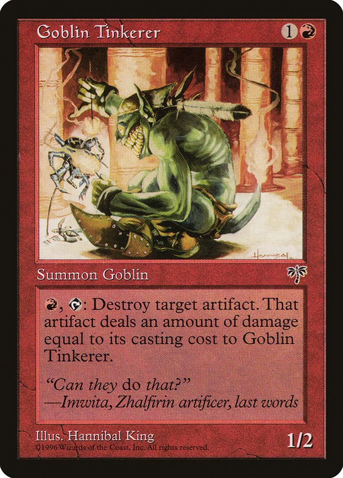 Goblin Tinkerer 180/350 (Mirage)  | Good Games Modbury