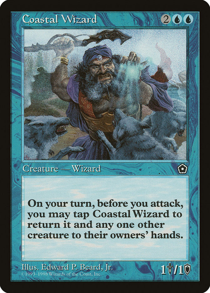 Coastal Wizard 34/165 (Portal Second Age)  | Good Games Modbury