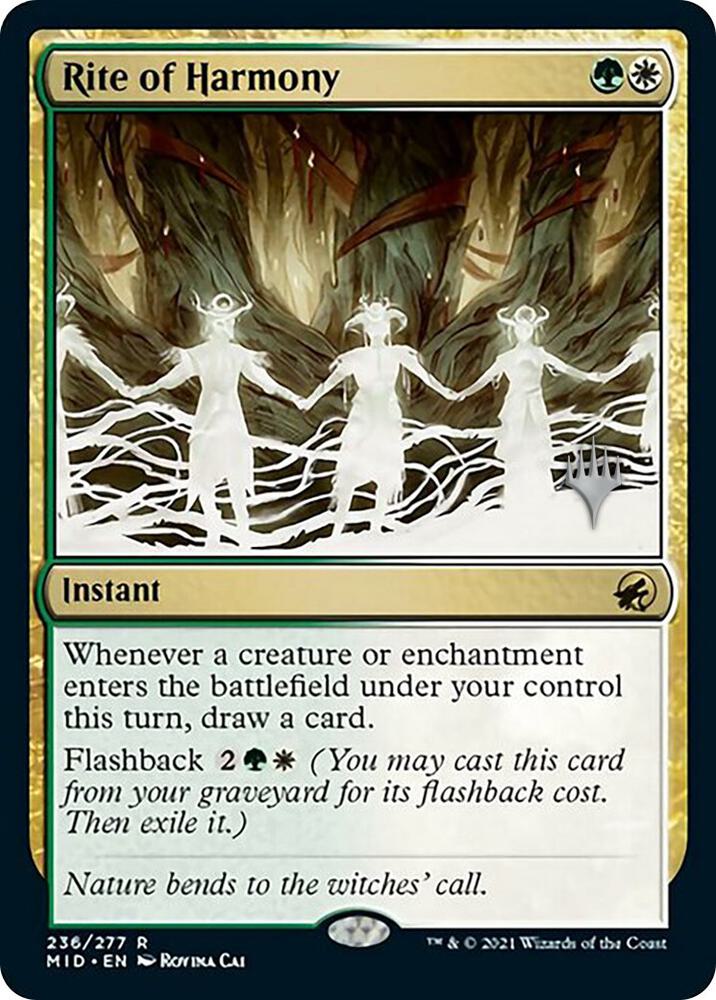 Rite of Harmony 236p/171 (Promo Pack: Innistrad: Midnight Hunt)  | Good Games Modbury