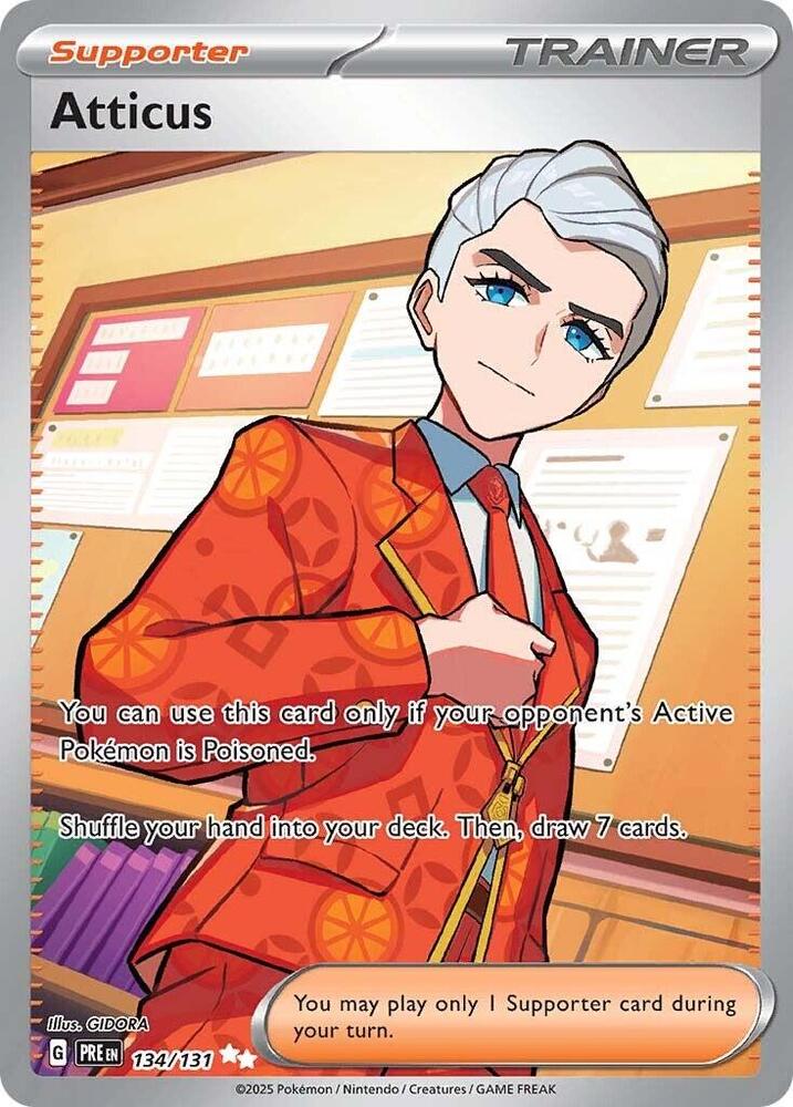 Atticus (134/131) [Scarlet & Violet: Prismatic Evolutions] | Good Games Modbury