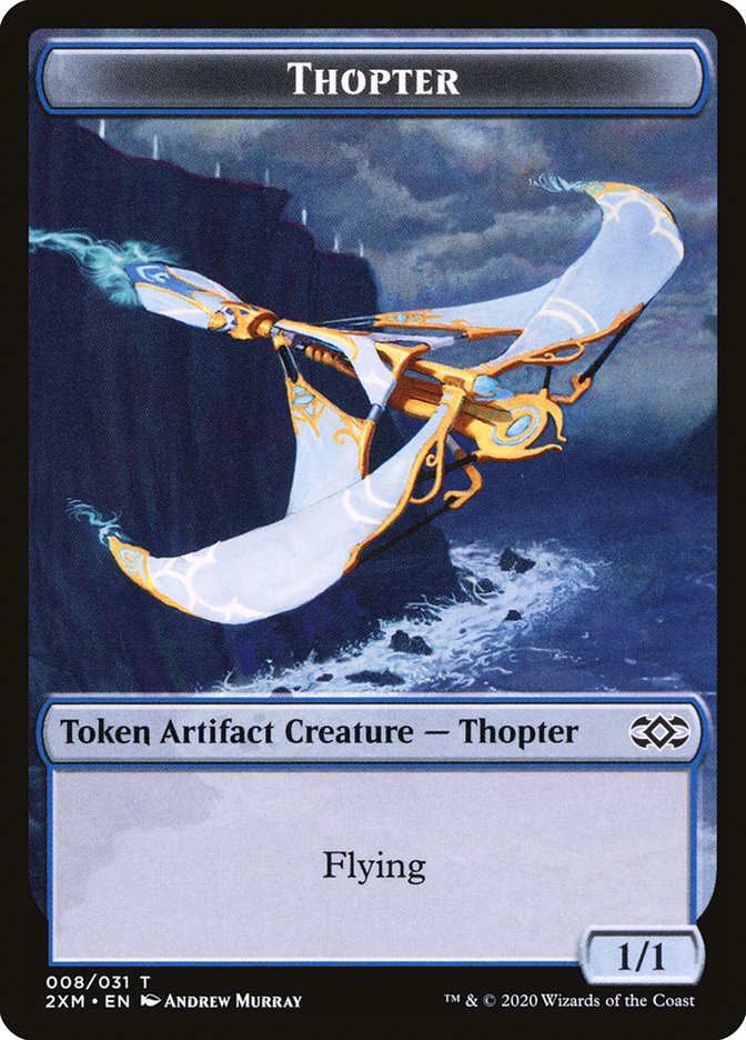 Thopter Token (008/031) [Double Masters Tokens] | Good Games Modbury