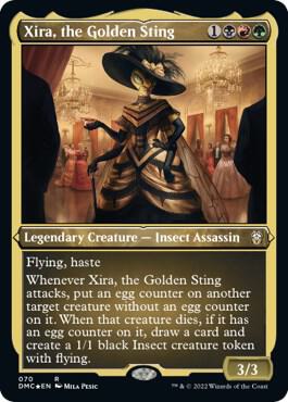 Xira the Golden Sting Foil Etched 70 (Commander: Dominaria United)  - Foil | Good Games Modbury