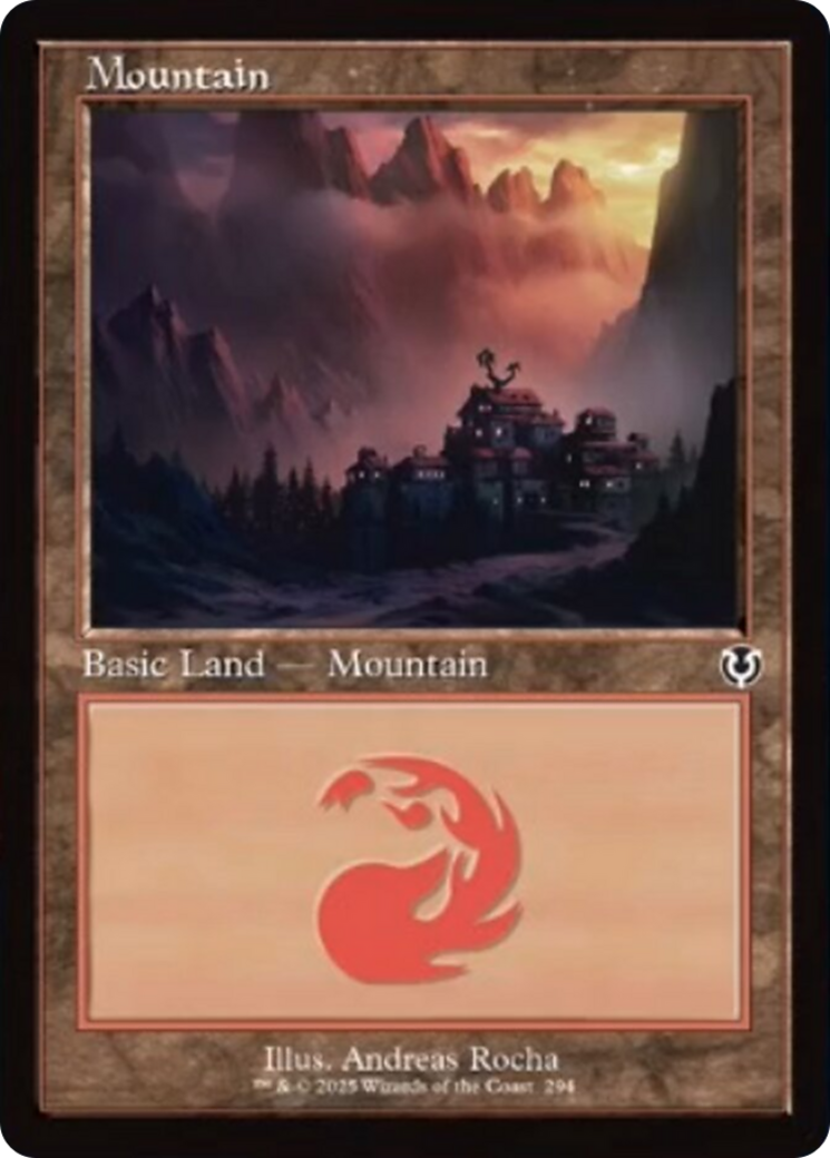 Mountain (294) (Retro Frame) [Innistrad Remastered] | Good Games Modbury