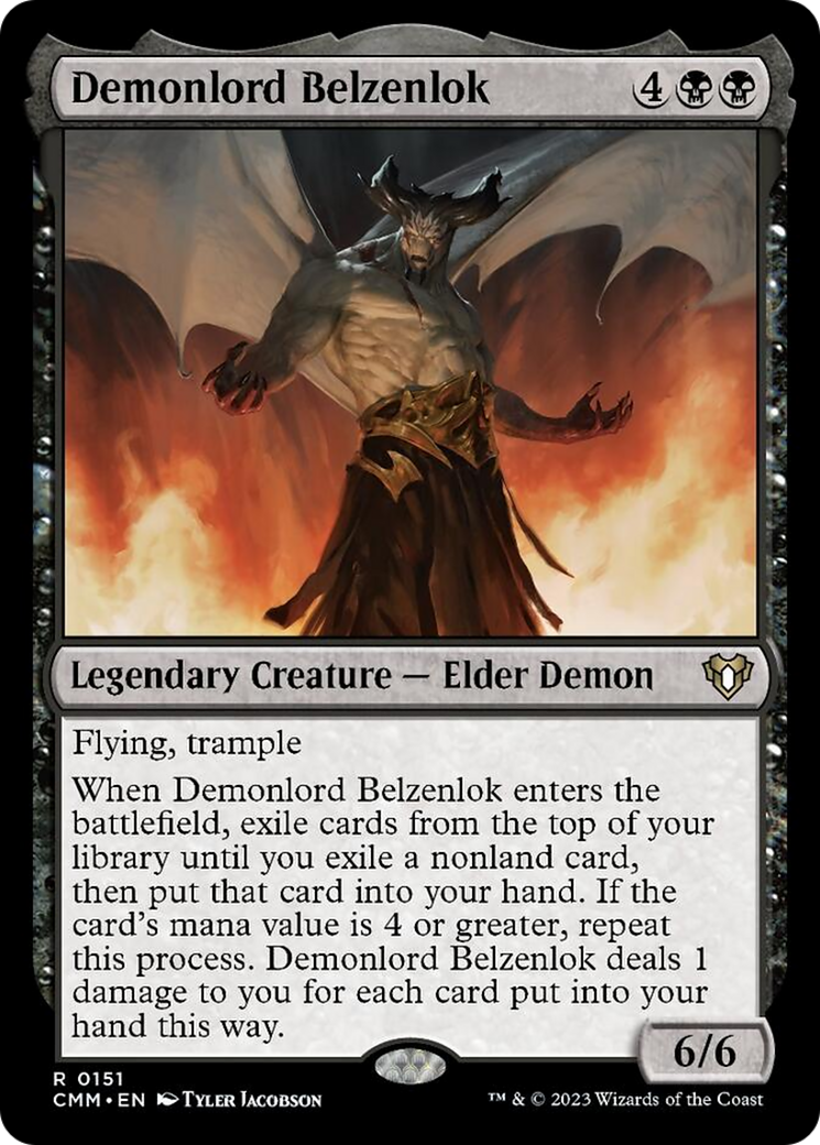 Demonlord Belzenlok [Commander Masters] | Good Games Modbury