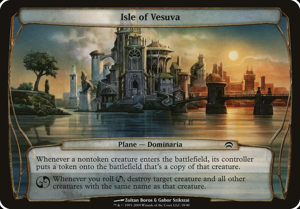 Isle of Vesuva Planechase 18/40 (Oversize Cards)  | Good Games Modbury