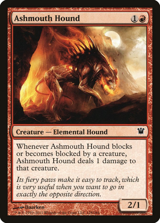 Ashmouth Hound [Innistrad] | Good Games Modbury
