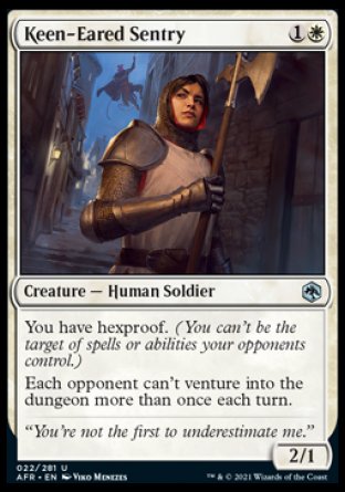 Keen-Eared Sentry [Dungeons & Dragons: Adventures in the Forgotten Realms] | Good Games Modbury