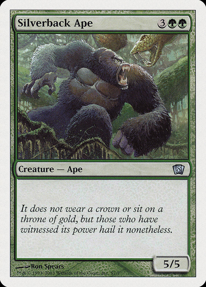 Silverback Ape S7/7 (8th Edition)  | Good Games Modbury