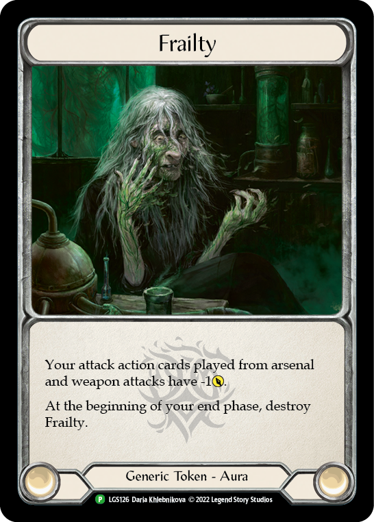 Bloodrot Pox // Frailty [LGS125 // LGS126] (Promo)  Cold Foil | Good Games Modbury