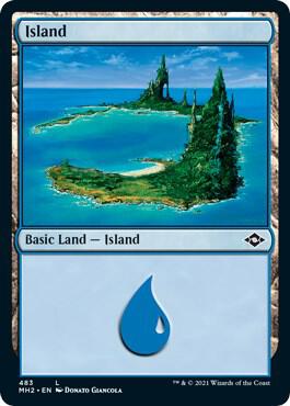 Island 483 (Modern Horizons 2)  - Etched Foil | Good Games Modbury