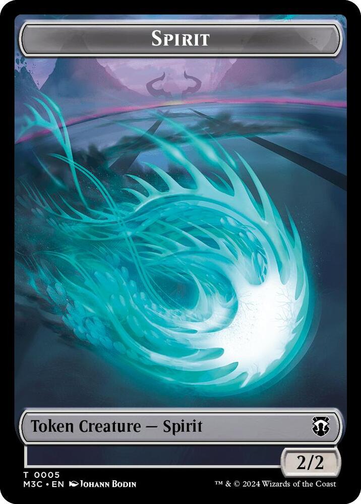 Spirit Eldrazi Double Sided Token 5 // 1 (Commander: Modern Horizons 3)  - Ripple Foil | Good Games Modbury